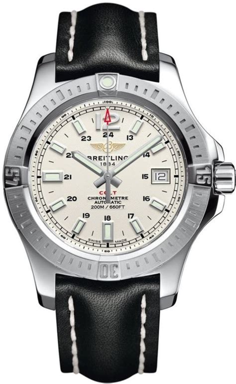 breitling colt 41 neu|breitling colt 41 silver dial.